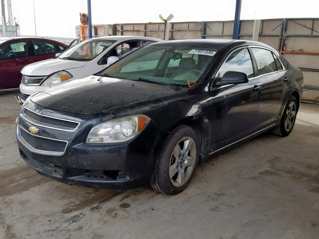 1G1ZH57B69F125690 - 2009 CHEVROLET MALIBU 1LT შავი ფოტო 2