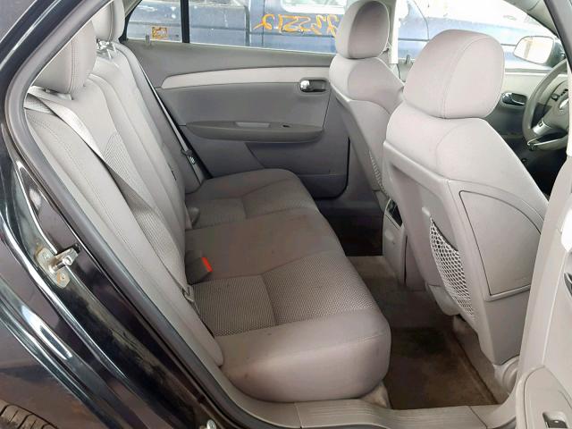 1G1ZH57B69F125690 - 2009 CHEVROLET MALIBU 1LT შავი ფოტო 6