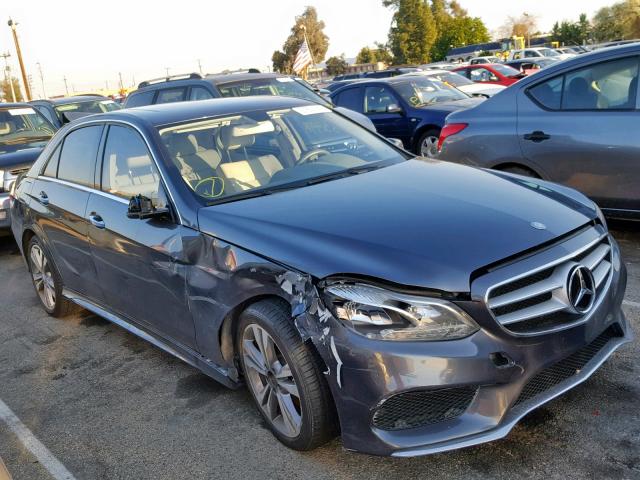 WDDHF5KB9EA875596 - 2014 MERCEDES-BENZ E 350 GRAY photo 1