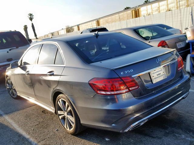 WDDHF5KB9EA875596 - 2014 MERCEDES-BENZ E 350 GRAY photo 3