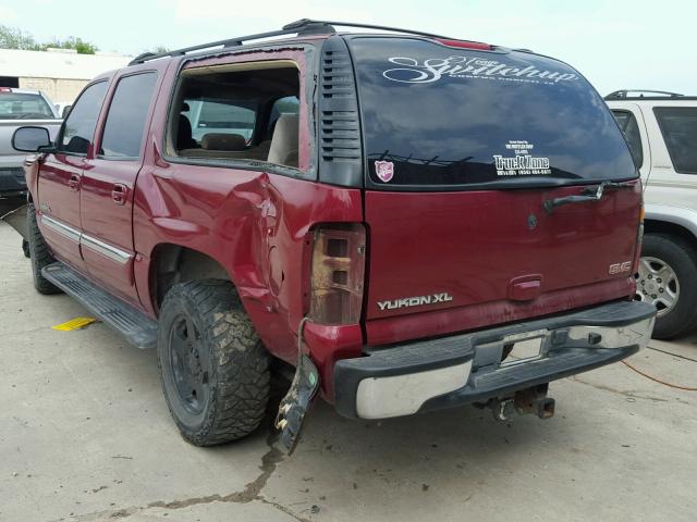 1GKEC16Z34R315888 - 2004 GMC YUKON XL C RED photo 3