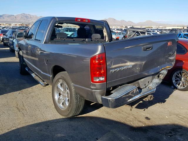 1D7HA18DX4S611604 - 2004 DODGE RAM 1500 S GRAY photo 3