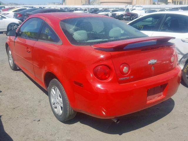 1G1AL15FX67813174 - 2006 CHEVROLET COBALT LT RED photo 3