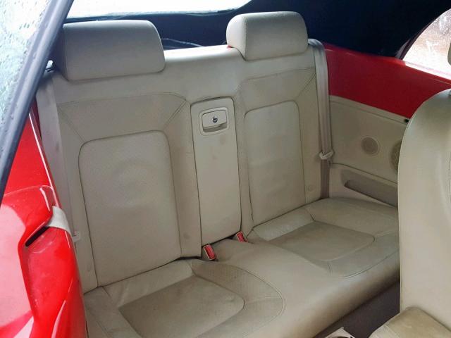 3VWCD31Y25M316038 - 2005 VOLKSWAGEN NEW BEETLE Qırmızı foto 6