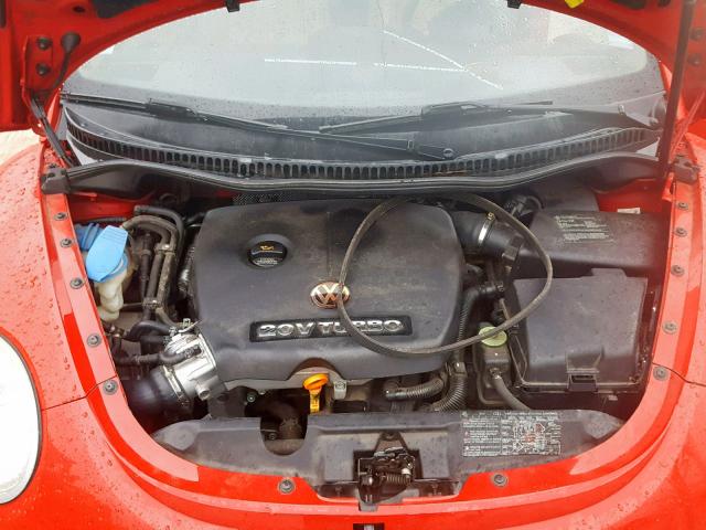 3VWCD31Y25M316038 - 2005 VOLKSWAGEN NEW BEETLE Qırmızı foto 7