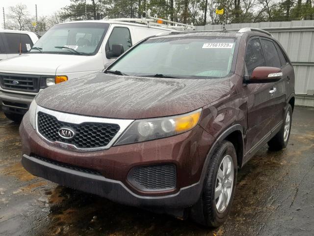 5XYKT4A22CG262754 - 2012 KIA SORENTO BA PURPLE photo 2