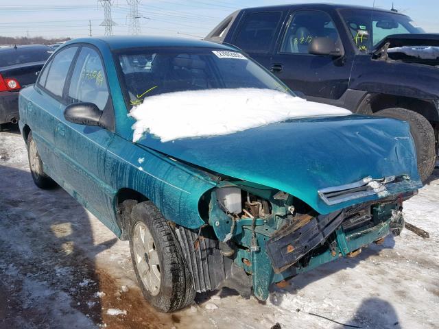 KNADC123416058050 - 2001 KIA RIO GREEN photo 1