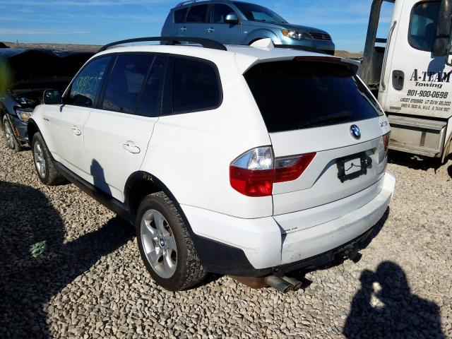 WBXPC93477WF13297 - 2007 BMW X3 3.0SI  photo 3