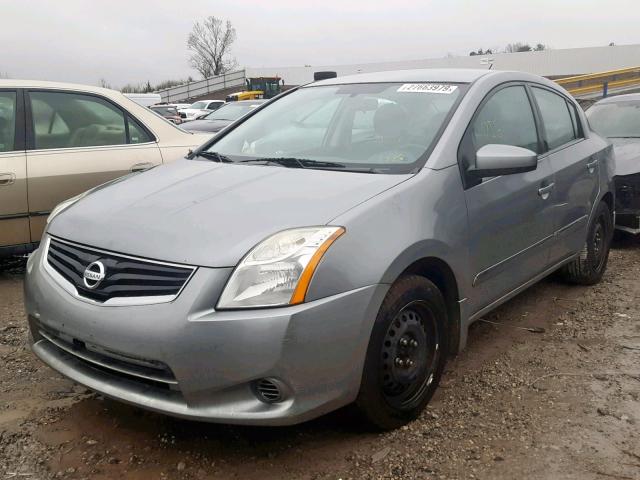 3N1AB6AP2AL603780 - 2010 NISSAN SENTRA 2.0 GRAY photo 2