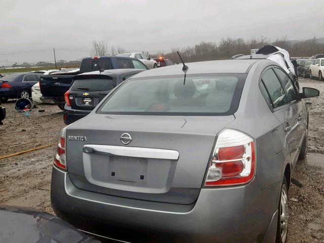 3N1AB6AP2AL603780 - 2010 NISSAN SENTRA 2.0 GRAY photo 4