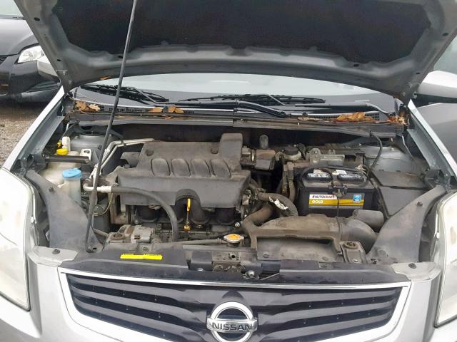 3N1AB6AP2AL603780 - 2010 NISSAN SENTRA 2.0 GRAY photo 7