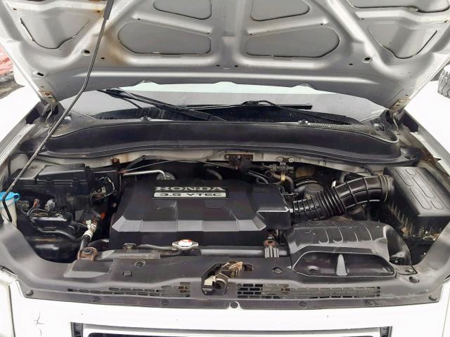 2HJYK16458H515978 - 2008 HONDA RIDGELINE SILVER photo 7