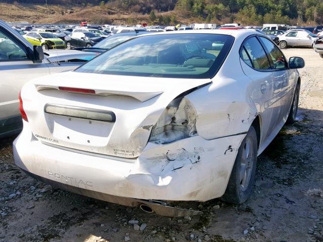 2G2WP552281163122 - 2008 PONTIAC GRAND PRIX WHITE photo 4