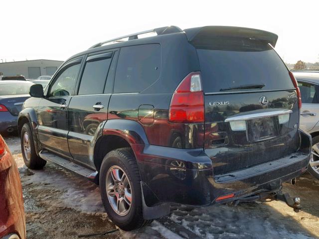 JTJBT20X180167940 - 2008 LEXUS GX 470 BLACK photo 3