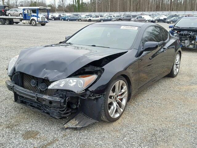 KMHHT6KD2BU055036 - 2011 HYUNDAI GENESIS CO BLACK photo 2