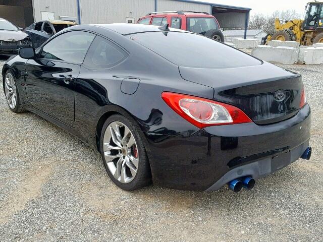 KMHHT6KD2BU055036 - 2011 HYUNDAI GENESIS CO BLACK photo 3