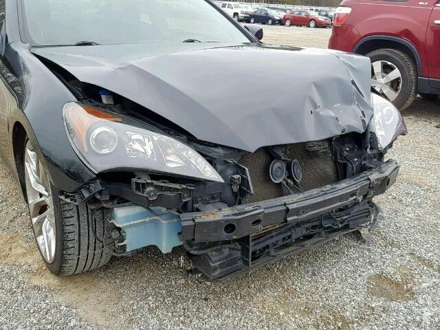 KMHHT6KD2BU055036 - 2011 HYUNDAI GENESIS CO BLACK photo 9