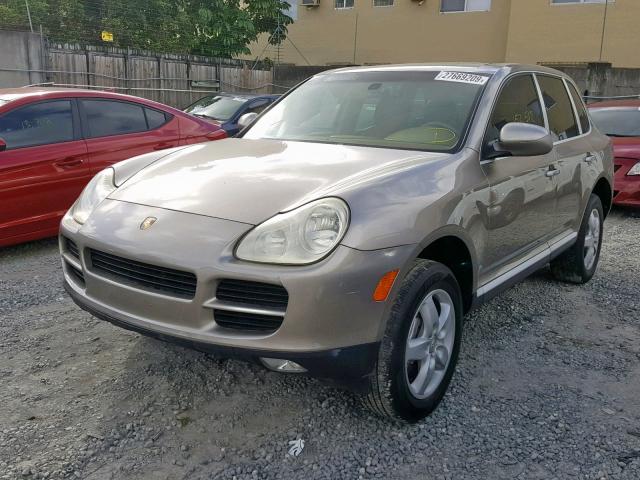 WP1AB29P44LA71683 - 2004 PORSCHE CAYENNE S GRAY photo 2