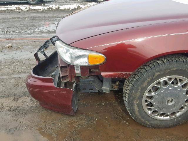 2G4WS52J321173974 - 2002 BUICK CENTURY CU MAROON photo 9