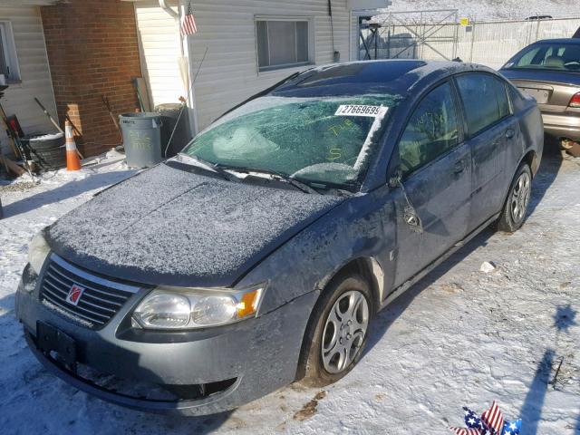 1G8AJ52F55Z178385 - 2005 SATURN ION LEVEL SILVER photo 2