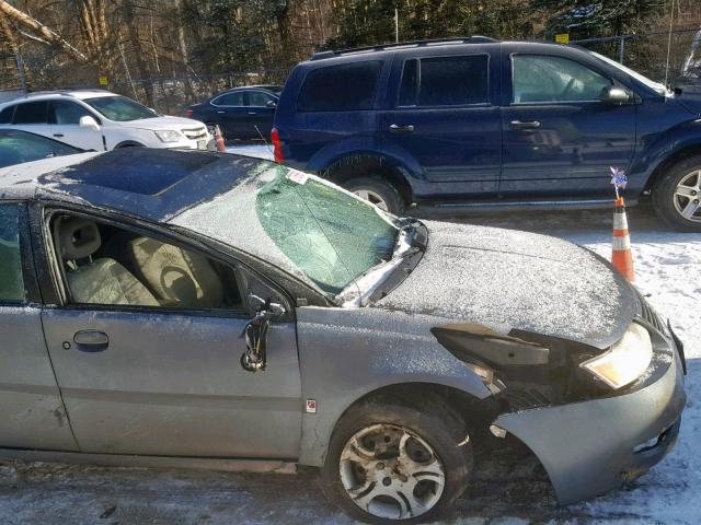 1G8AJ52F55Z178385 - 2005 SATURN ION LEVEL SILVER photo 9