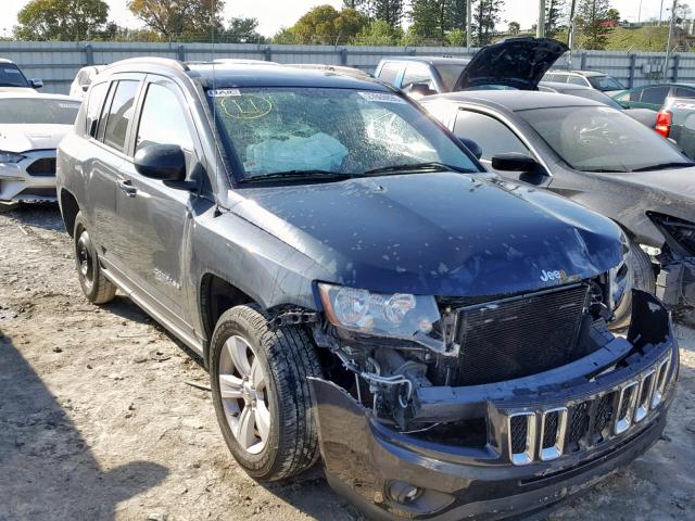 1C4NJDBBXED572511 - 2014 JEEP COMPASS SP GRAY photo 1