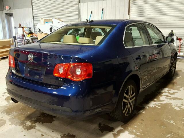 3VWSF71K36M707208 - 2006 VOLKSWAGEN JETTA 2.5 BLUE photo 4