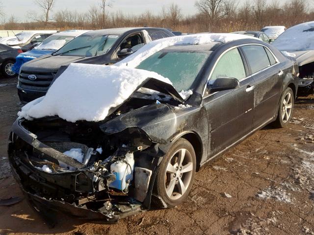 1G1ZC5E01CF261166 - 2012 CHEVROLET MALIBU 1LT 黑色 照片 2