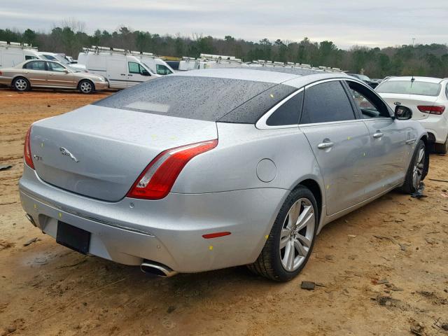 SAJWA2GB0BLV15657 - 2011 JAGUAR XJL SILVER photo 4