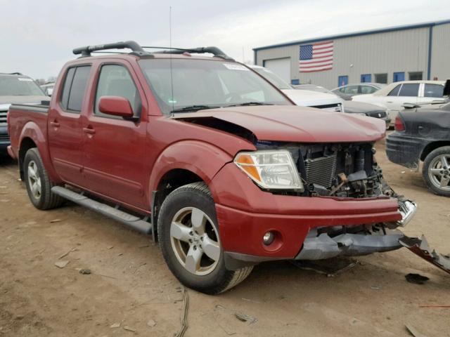 1N6AD07W36C401212 - 2006 NISSAN FRONTIER C MAROON photo 1