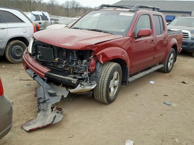 1N6AD07W36C401212 - 2006 NISSAN FRONTIER C MAROON photo 2