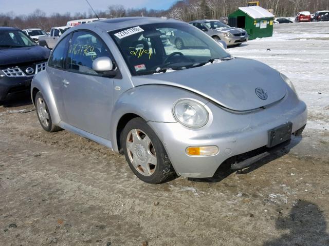3VWCC21C4YM405020 - 2000 VOLKSWAGEN NEW BEETLE ვერცხლისფერი ფოტო 1