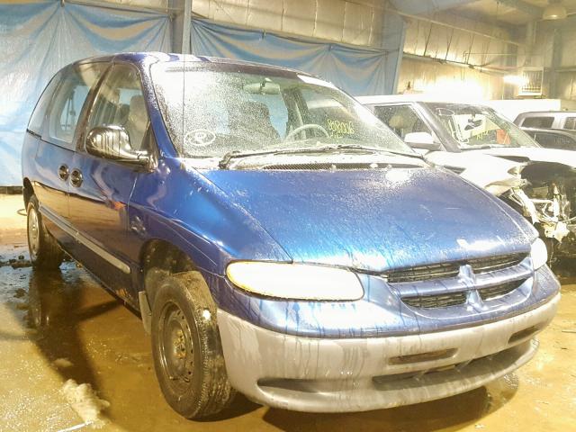 2B4FP25B7YR569972 - 2000 DODGE CARAVAN BLUE photo 1