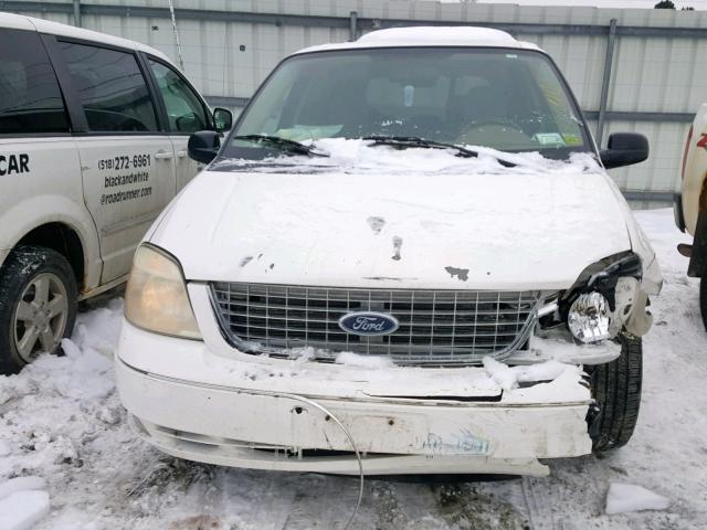 2FMZA52235BA48903 - 2005 FORD FREESTAR S WHITE photo 9