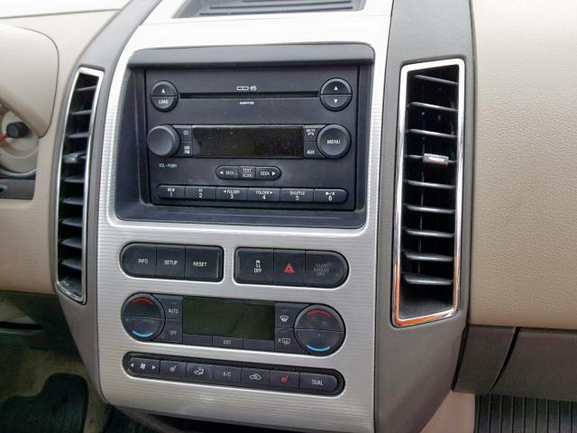 2FMDK39C47BA56702 - 2007 FORD EDGE SEL P GRAY photo 9