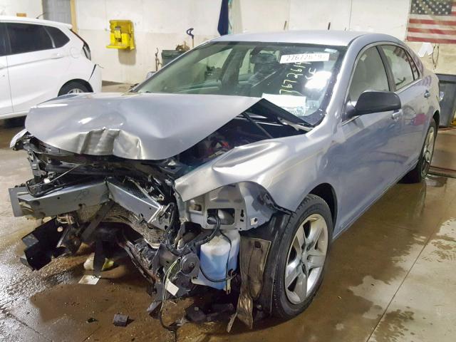 1G1ZG57B29F160343 - 2009 CHEVROLET MALIBU LS BLUE photo 2
