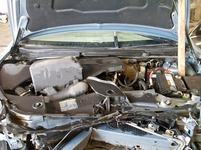 1G1ZG57B29F160343 - 2009 CHEVROLET MALIBU LS BLUE photo 7