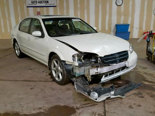 JN1CA31D21T842080 - 2001 NISSAN MAXIMA GXE WHITE photo 1