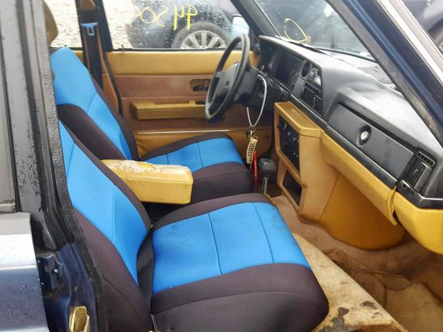 YV1AX8842J1308296 - 1988 VOLVO 244 DL BLUE photo 5