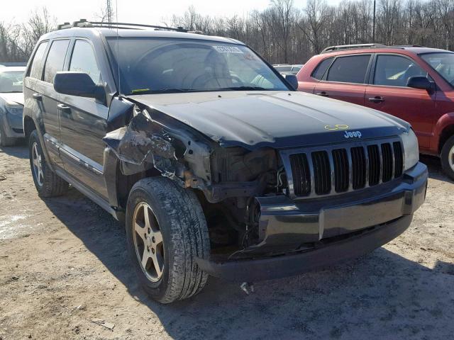 1J4HR48N65C646112 - 2005 JEEP GRAND CHER BLACK photo 1