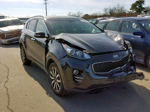 KNDPNCAC5H7283976 - 2017 KIA SPORTAGE E BLACK photo 1