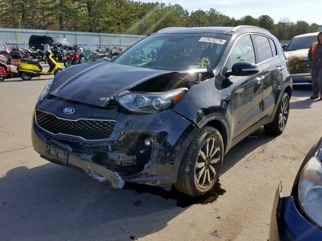 KNDPNCAC5H7283976 - 2017 KIA SPORTAGE E BLACK photo 2