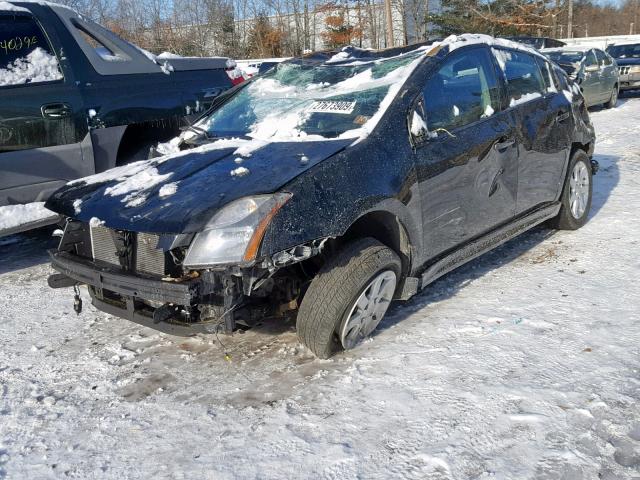 3N1AB6AP2AL726785 - 2010 NISSAN SENTRA 2.0 BLACK photo 2