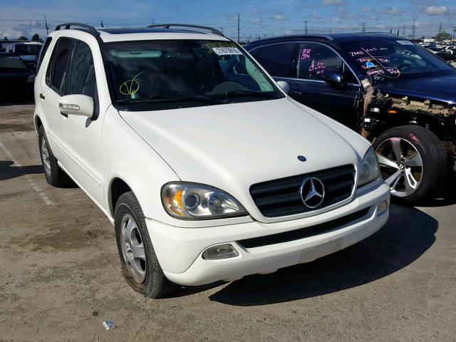 4JGAB57E25A534434 - 2005 MERCEDES-BENZ ML 350 WHITE photo 1