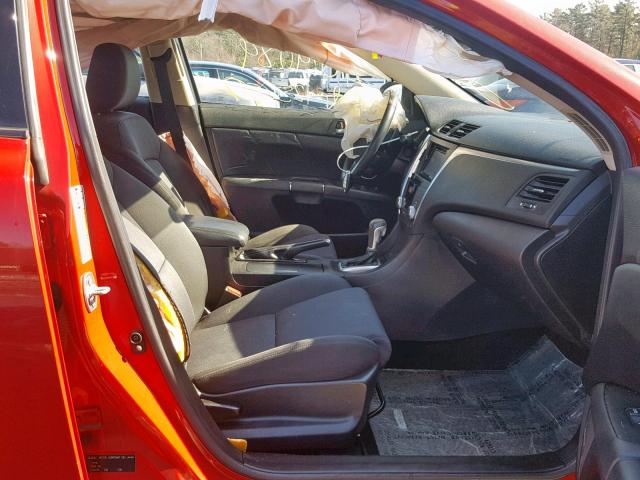 JS2RF9A60B6110131 - 2011 SUZUKI KIZASHI SP RED photo 5