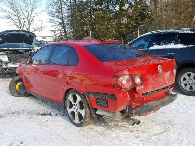 3VWBJ71K19M122484 - 2009 VOLKSWAGEN GLI წითელი ფოტო 3