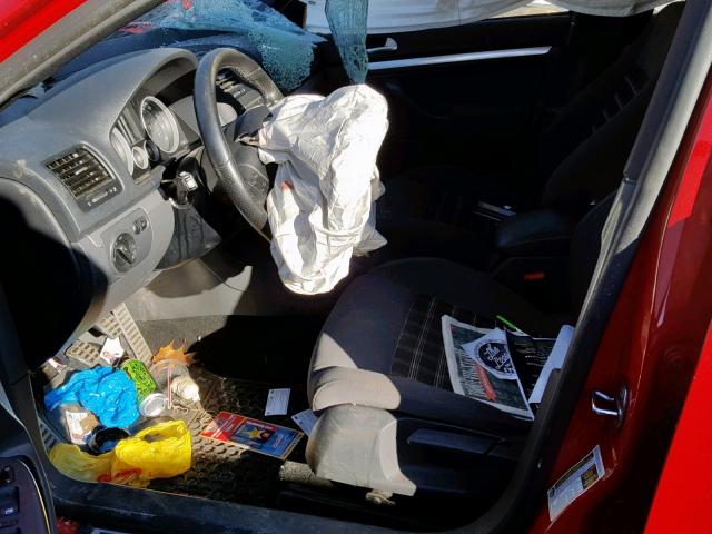 3VWBJ71K19M122484 - 2009 VOLKSWAGEN GLI წითელი ფოტო 5