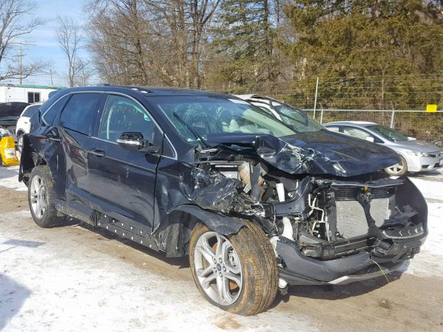 2FMTK4K86FBB58251 - 2015 FORD EDGE TITAN BLACK photo 1