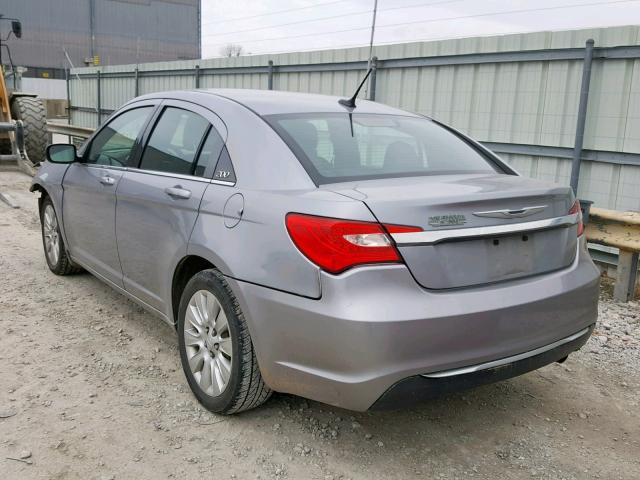 1C3CCBAB3EN124150 - 2014 CHRYSLER 200 LX GRAY photo 3