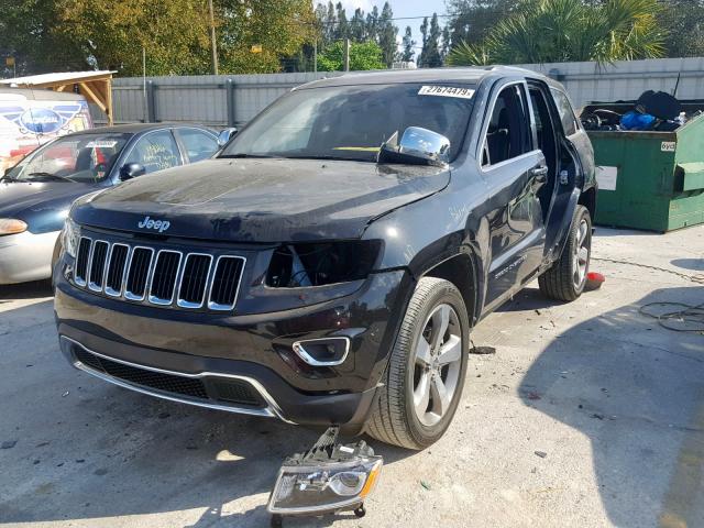 1C4RJEBG4GC306557 - 2016 JEEP GRAND CHER BLACK photo 2